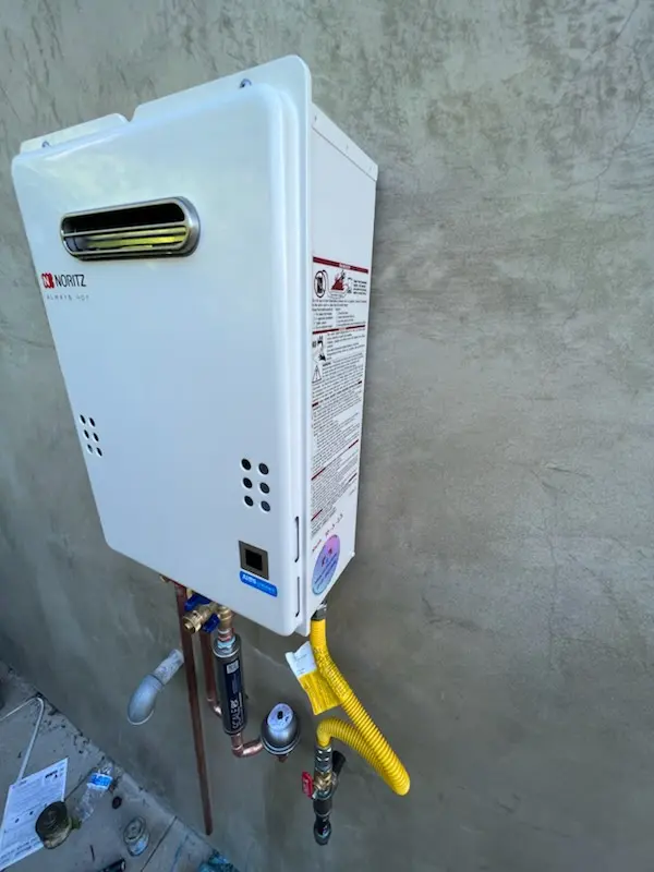 Tankless water heater installation for Titlows Corner homes